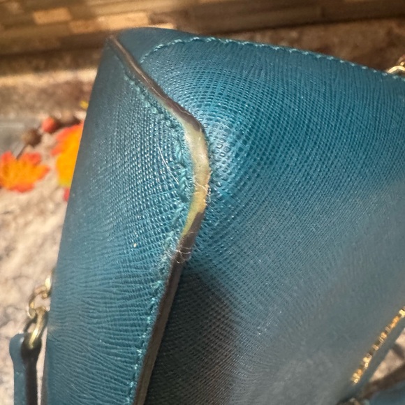 Michael Kors Teal Crossbody Bag - Picture 4 of 5